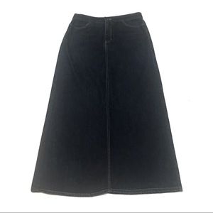 Vintage GAP Long Denim Skirt with Pockets